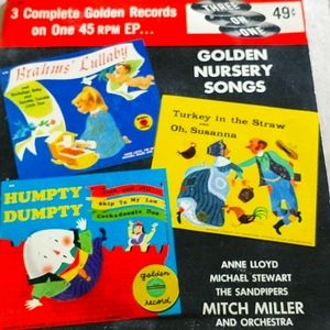 Vintage Golden Record 45 RPM Golden Nursery Songs